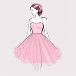 pink tutu dress image